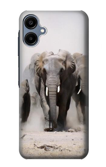 S3142 African Elephant Hülle Schutzhülle Taschen für Samsung Galaxy A06