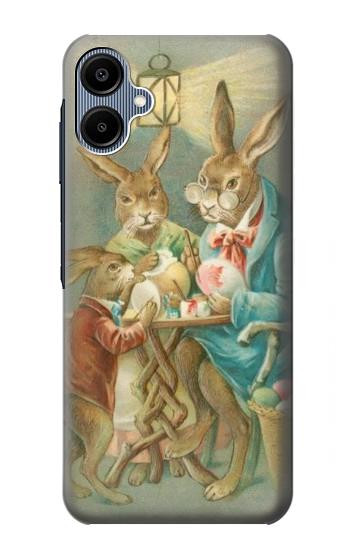 S3164 Easter Rabbit Family Hülle Schutzhülle Taschen für Samsung Galaxy A06