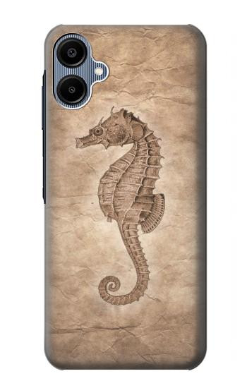 S3214 Seahorse Skeleton Fossil Hülle Schutzhülle Taschen für Samsung Galaxy A06