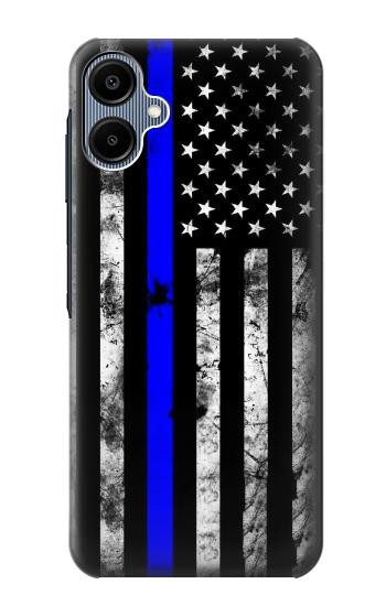 S3244 Thin Blue Line USA Hülle Schutzhülle Taschen für Samsung Galaxy A06