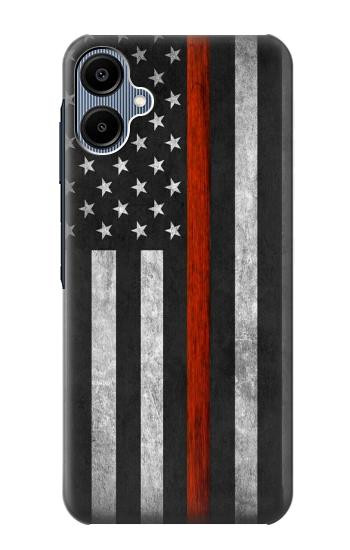 S3472 Firefighter Thin Red Line Flag Hülle Schutzhülle Taschen für Samsung Galaxy A06