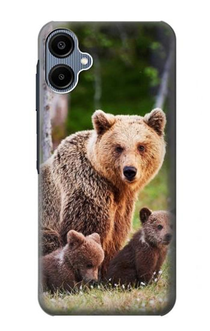 S3558 Bear Family Hülle Schutzhülle Taschen für Samsung Galaxy A06