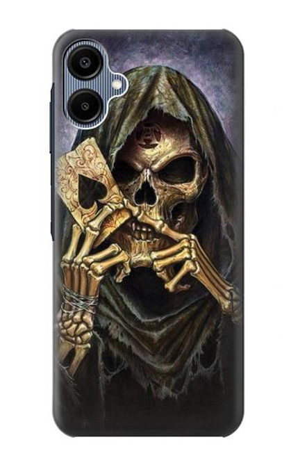 S3594 Grim Reaper Wins Poker Hülle Schutzhülle Taschen für Samsung Galaxy A06