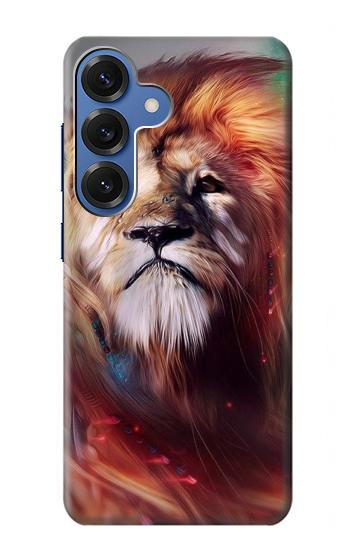 S0691 Leo Paint Hülle Schutzhülle Taschen für Samsung Galaxy S25