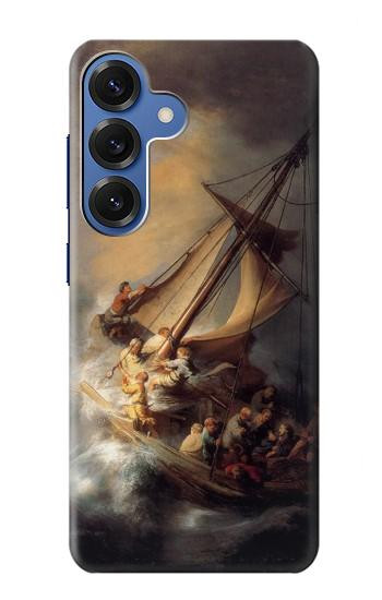 S1091 Rembrandt Christ in The Storm Hülle Schutzhülle Taschen für Samsung Galaxy S25