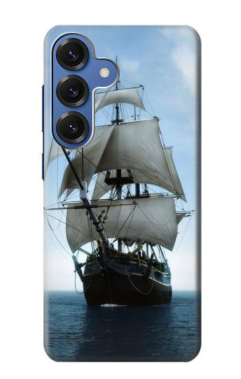 S1096 Sailing Ship in an Ocean Hülle Schutzhülle Taschen für Samsung Galaxy S25