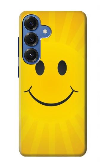S1146 Yellow Sun Smile Hülle Schutzhülle Taschen für Samsung Galaxy S25