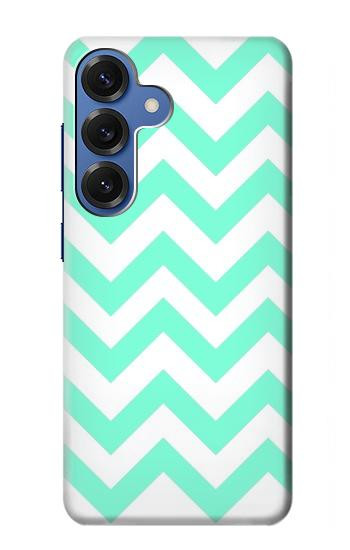 S1723 Mint Chevron Zigzag Hülle Schutzhülle Taschen für Samsung Galaxy S25