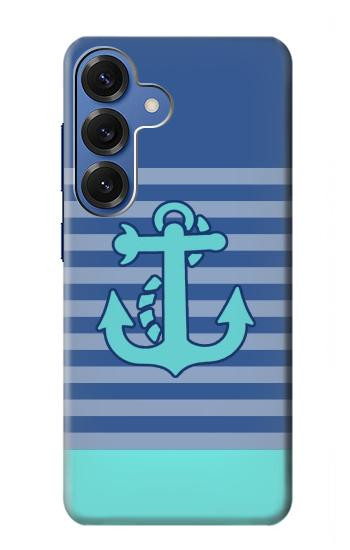 S2081 Nautical Anchor Hülle Schutzhülle Taschen für Samsung Galaxy S25