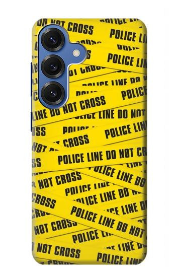 S2088 Police Line Do Not Cross Hülle Schutzhülle Taschen für Samsung Galaxy S25