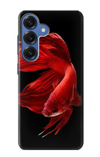S2092 Red Siamese Fighting Fish Hülle Schutzhülle Taschen für Samsung Galaxy S25