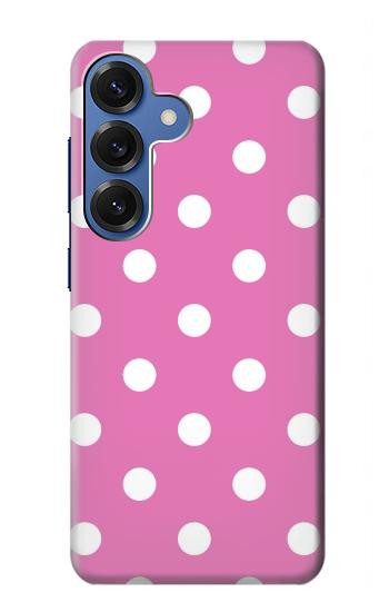 S2358 Pink Polka Dots Hülle Schutzhülle Taschen für Samsung Galaxy S25