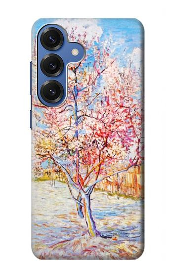 S2450 Van Gogh Peach Tree Blossom Hülle Schutzhülle Taschen für Samsung Galaxy S25