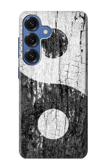 S2489 Yin Yang Wood Graphic Printed Hülle Schutzhülle Taschen für Samsung Galaxy S25