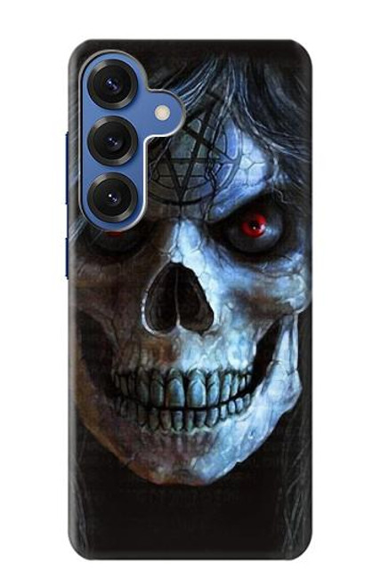 S2585 Evil Death Skull Pentagram Hülle Schutzhülle Taschen für Samsung Galaxy S25