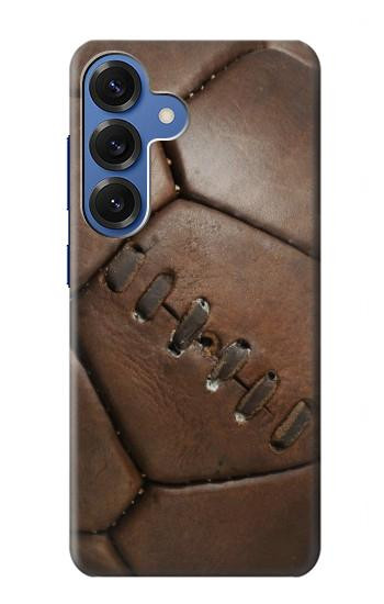 S2661 Leather Soccer Football Graphic Hülle Schutzhülle Taschen für Samsung Galaxy S25