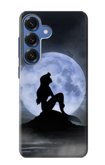 S2668 Mermaid Silhouette Moon Night Hülle Schutzhülle Taschen für Samsung Galaxy S25