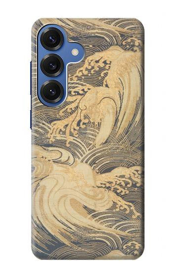 S2680 Japan Art Obi With Stylized Waves Hülle Schutzhülle Taschen für Samsung Galaxy S25