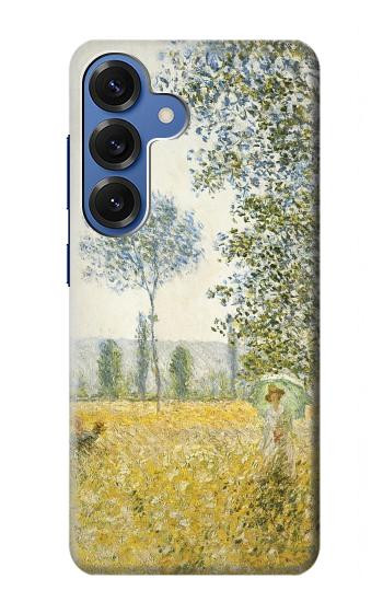 S2682 Claude Monet Fields In Spring Hülle Schutzhülle Taschen für Samsung Galaxy S25