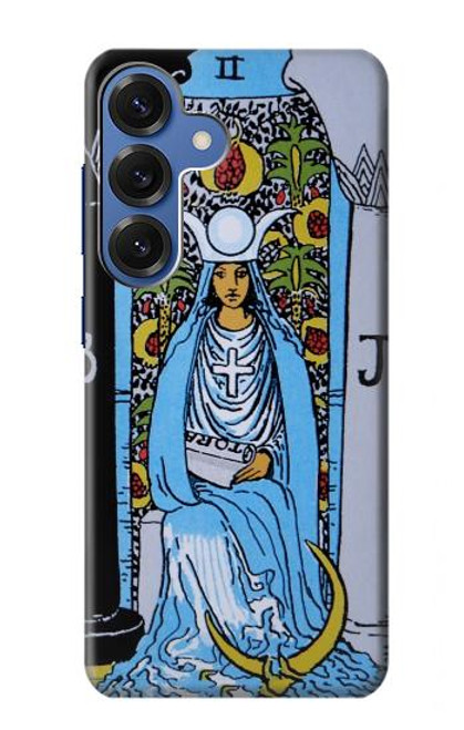 S2764 High Priestess Tarot Card Hülle Schutzhülle Taschen für Samsung Galaxy S25