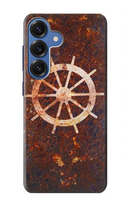 S2766 Ship Wheel Rusty Texture Hülle Schutzhülle Taschen für Samsung Galaxy S25