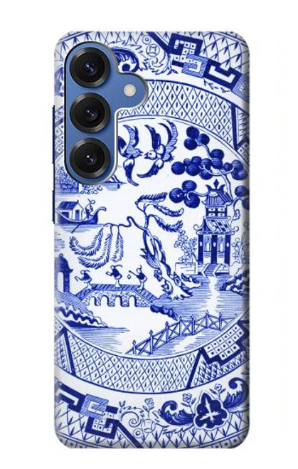 S2768 Willow Pattern Graphic Hülle Schutzhülle Taschen für Samsung Galaxy S25