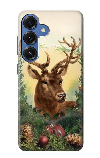 S2841 Vintage Reindeer Christmas Hülle Schutzhülle Taschen für Samsung Galaxy S25