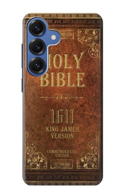 S2890 Holy Bible 1611 King James Version Hülle Schutzhülle Taschen für Samsung Galaxy S25
