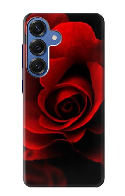 S2898 Red Rose Hülle Schutzhülle Taschen für Samsung Galaxy S25