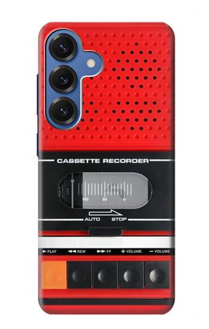 S3204 Red Cassette Recorder Graphic Hülle Schutzhülle Taschen für Samsung Galaxy S25