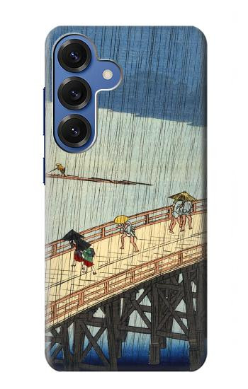 S3347 Utagawa Hiroshige Sudden shower Hülle Schutzhülle Taschen für Samsung Galaxy S25