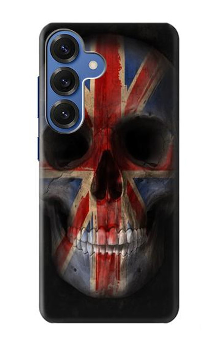 S3848 United Kingdom Flag Skull Hülle Schutzhülle Taschen für Samsung Galaxy S25