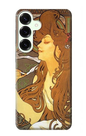 S0969 Alphonse Mucha Job Hülle Schutzhülle Taschen für Samsung Galaxy S25 Plus