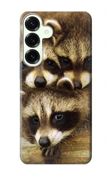 S0977 Baby Raccoons Hülle Schutzhülle Taschen für Samsung Galaxy S25 Plus