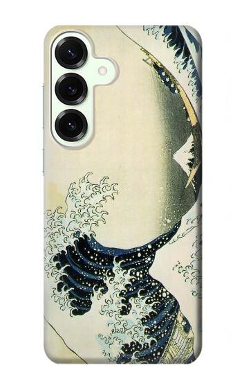 S1040 Hokusai The Great Wave of Kanagawa Hülle Schutzhülle Taschen für Samsung Galaxy S25 Plus