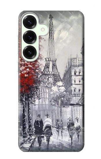S1295 Eiffel Painting of Paris Hülle Schutzhülle Taschen für Samsung Galaxy S25 Plus