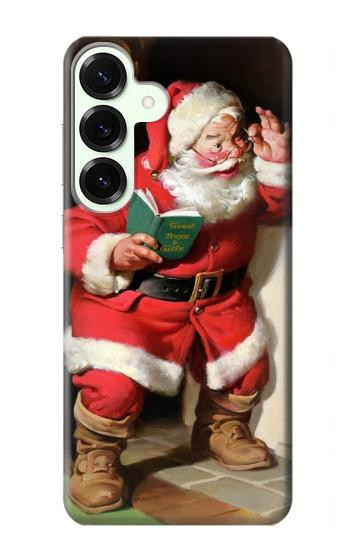 S1417 Santa Claus Merry Xmas Hülle Schutzhülle Taschen für Samsung Galaxy S25 Plus