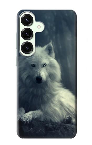 S1516 White Wolf Hülle Schutzhülle Taschen für Samsung Galaxy S25 Plus