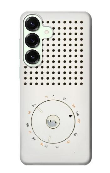 S1857 Retro Transistor Radio Hülle Schutzhülle Taschen für Samsung Galaxy S25 Plus