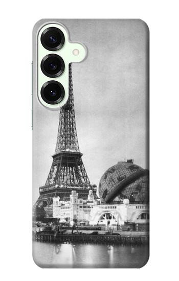 S2350 Old Paris Eiffel Tower Hülle Schutzhülle Taschen für Samsung Galaxy S25 Plus