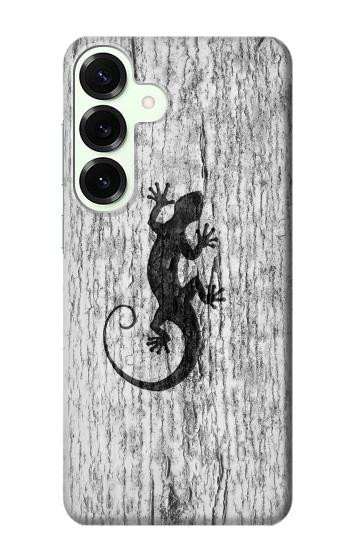 S2446 Gecko Wood Graphic Printed Hülle Schutzhülle Taschen für Samsung Galaxy S25 Plus