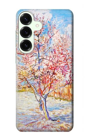 S2450 Van Gogh Peach Tree Blossom Hülle Schutzhülle Taschen für Samsung Galaxy S25 Plus