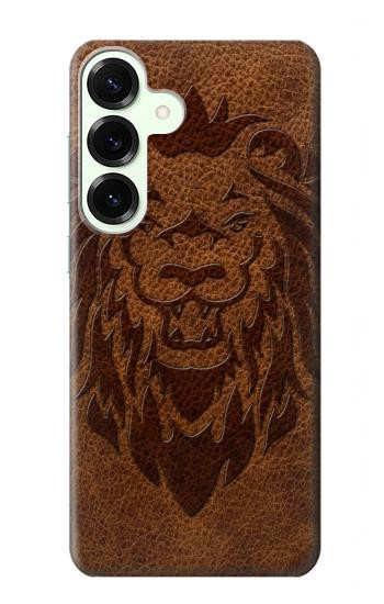 S2529 Leo Zodiac Tattoo Brown Graphic Print Hülle Schutzhülle Taschen für Samsung Galaxy S25 Plus