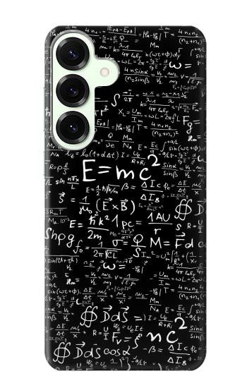 S2574 Mathematics Physics Blackboard Equation Hülle Schutzhülle Taschen für Samsung Galaxy S25 Plus