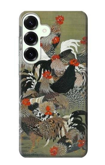 S2699 Ito Jakuchu Rooster Hülle Schutzhülle Taschen für Samsung Galaxy S25 Plus