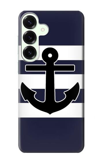 S2758 Anchor Navy Hülle Schutzhülle Taschen für Samsung Galaxy S25 Plus