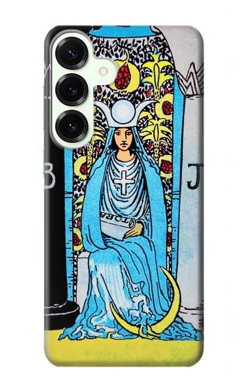 S2837 The High Priestess Vintage Tarot Card Hülle Schutzhülle Taschen für Samsung Galaxy S25 Plus