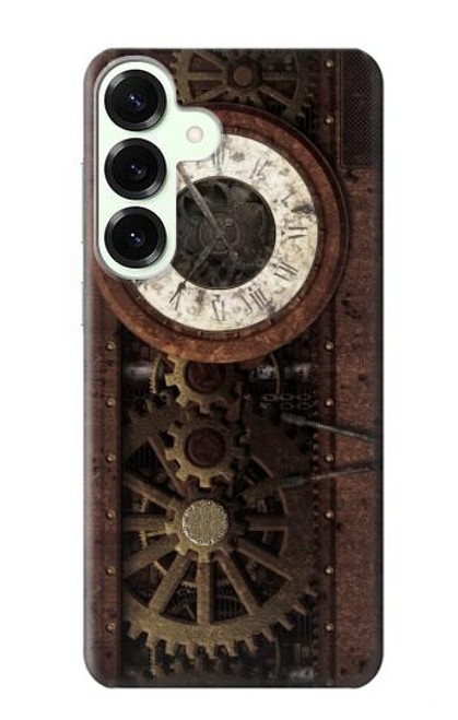 S3221 Steampunk Clock Gears Hülle Schutzhülle Taschen für Samsung Galaxy S25 Plus
