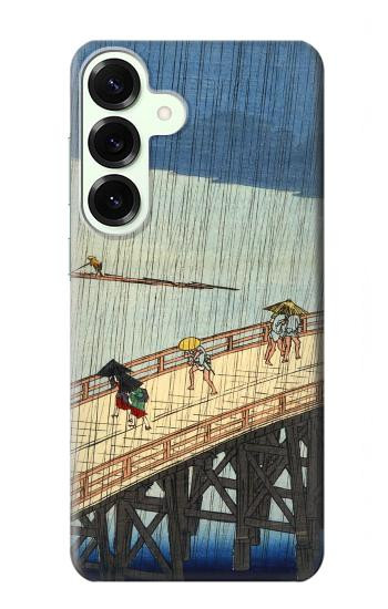 S3347 Utagawa Hiroshige Sudden shower Hülle Schutzhülle Taschen für Samsung Galaxy S25 Plus