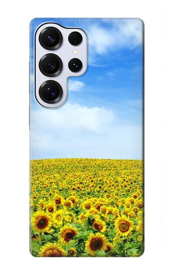 S0232 Sunflower Hülle Schutzhülle Taschen für Samsung Galaxy S25 Ultra